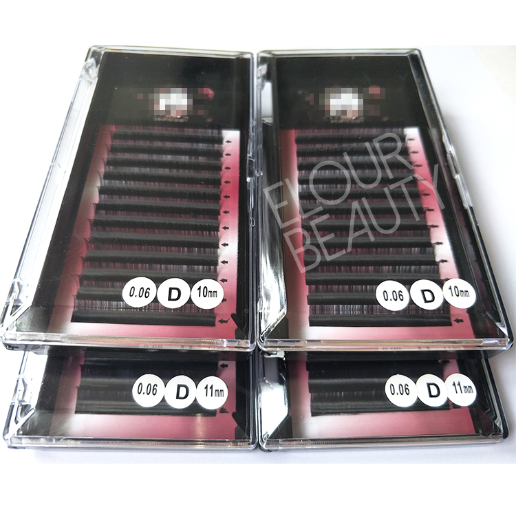 Professional manufacturer volume faux mink 3d lash extensions China EL78